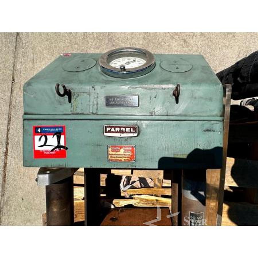 Used Farrel 100-ton hydraulic Laboratory Press