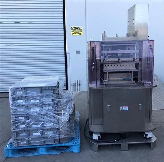 Used Sejong SWC-75 60,000/hr Capsule Weight Checker/Checkweigher