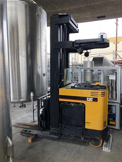 Used Caterpillar 3,000 lb electric forklift