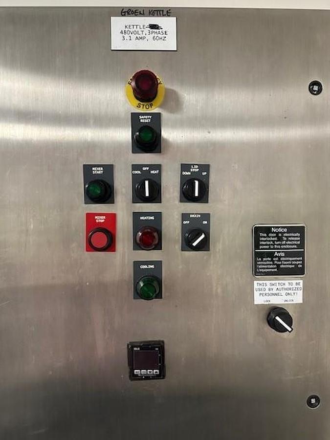 Used Kettle, Groen 80 Gallon Twin Agitated, Jacketed