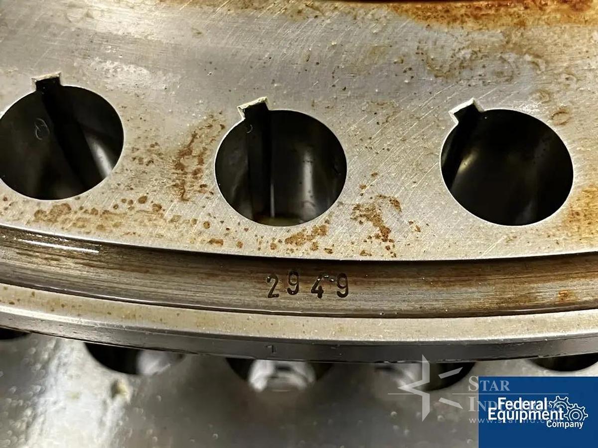 Used 49 Station Fette 3090I Turret, D Tooled