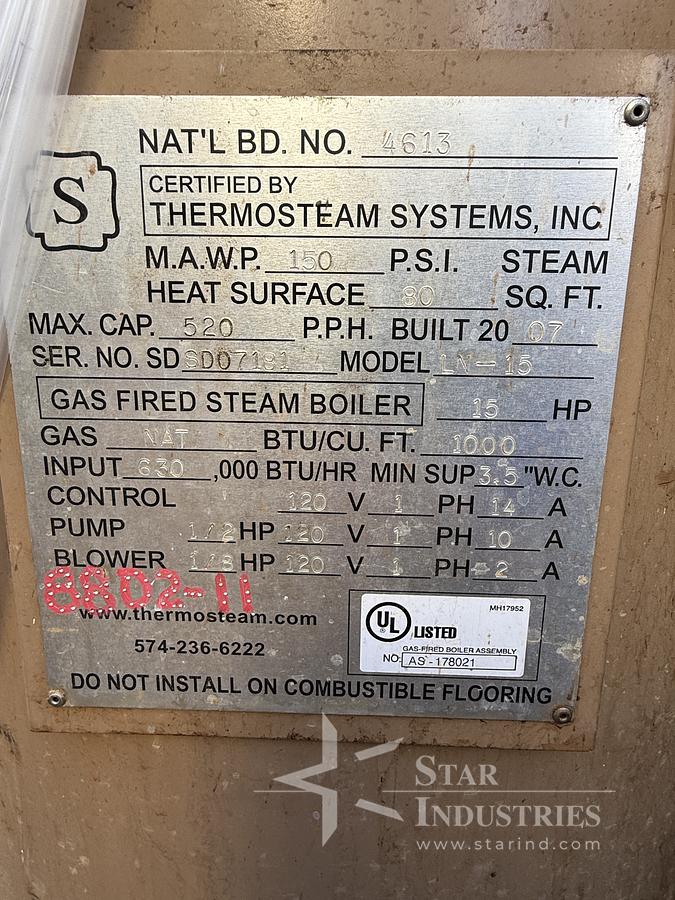 Used Industrial Steamer