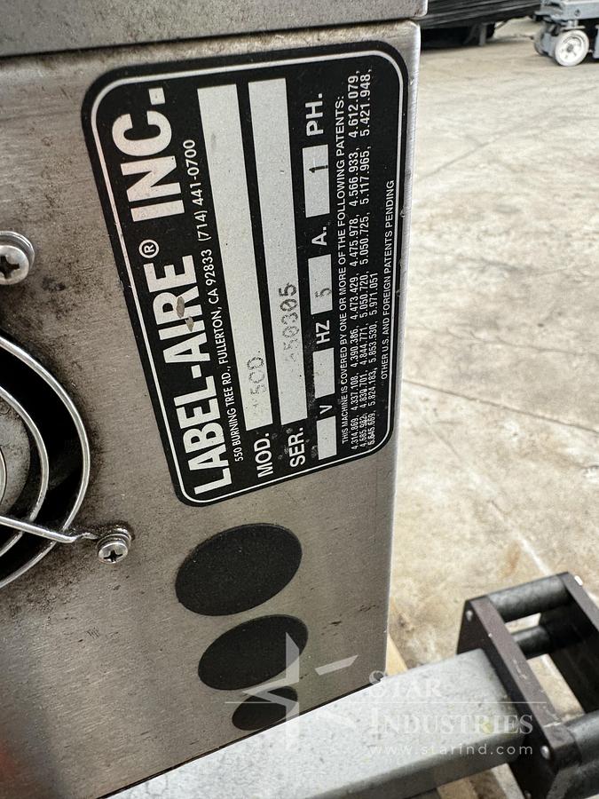 Used Labelaire 3115 CDL Two-Head Labeler