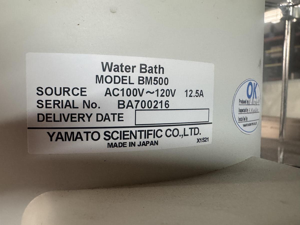 Used Yamato BM500 Water Bath