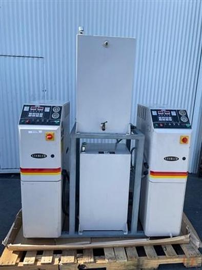 Used Sterlco Temperature Control System w/ 2 Heaters & Tanks