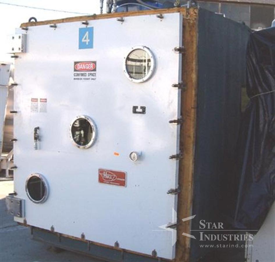 Used Hull 120 sq ft Freeze Drier w/ Shelf Stoppering