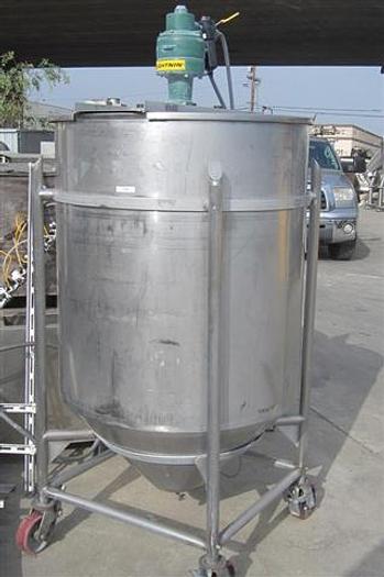 Used 180 gallon s.s. Tank w/ Pneumatic Mixer