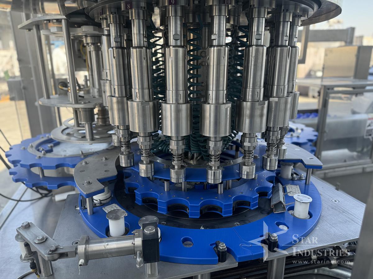 Used Zalkin Rotary Filler/Capper with Feeder