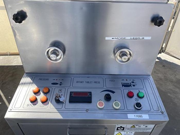 Used Shanghai Tiannfan Pharma 16 station D-tooled Tablet Press