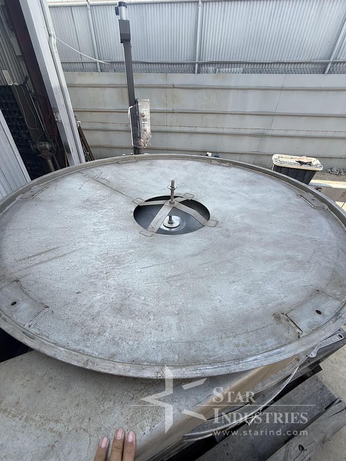 Used Sweco 60" Separator, 3-deck,2 Seperations, carbon steel