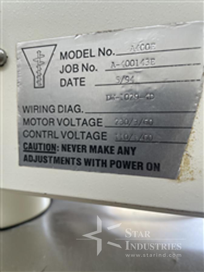 Used AMS Model A400E Powder Filler