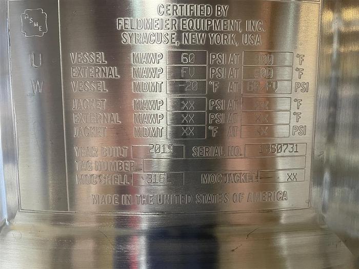 Used 150 gallon Lee s.s. Jacketed Kettle