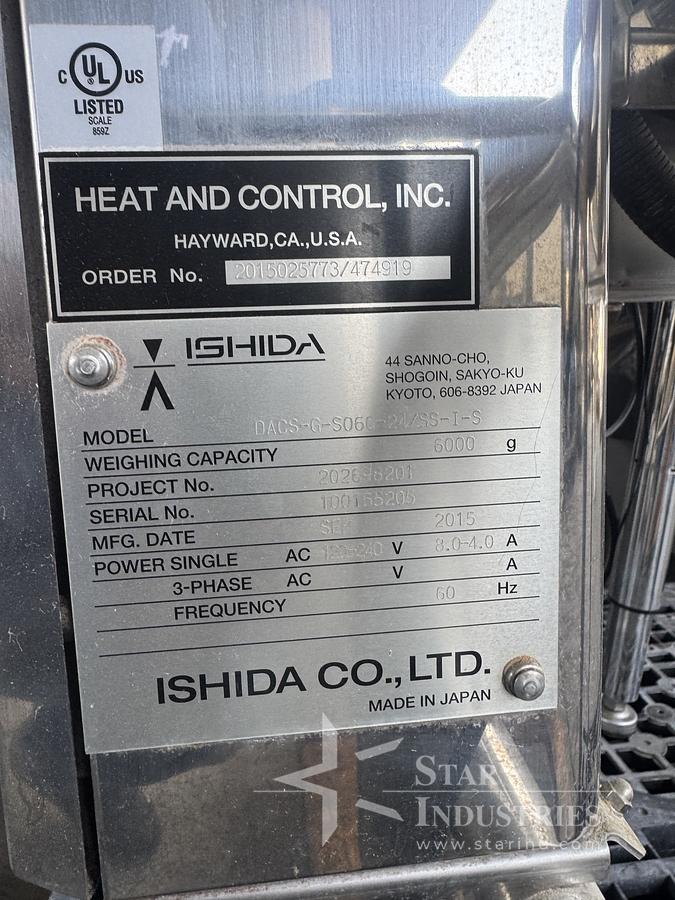 Used Ishida Checkweigher DACS