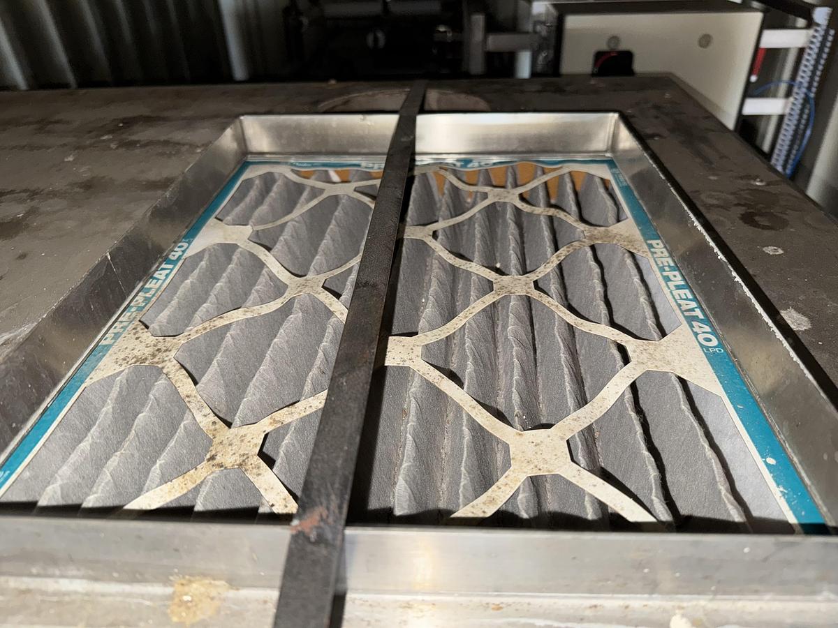 Used Thomas Compulab Coating Pan w/ 36", 24" & 12" Pans