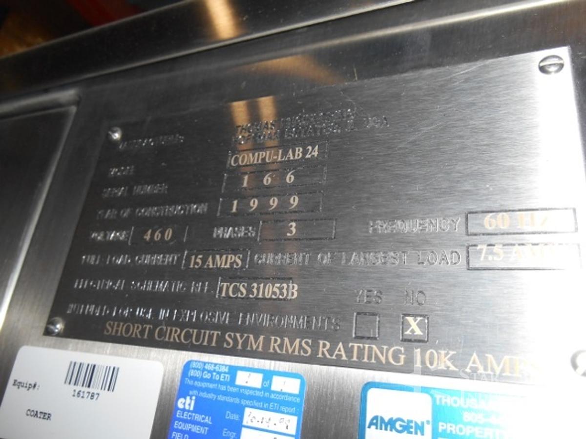 Used Thomas Compu-Lab 24" Tablet Coater