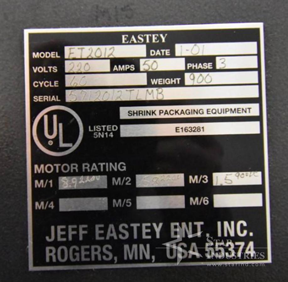 Used Eastey Heat Tunnel