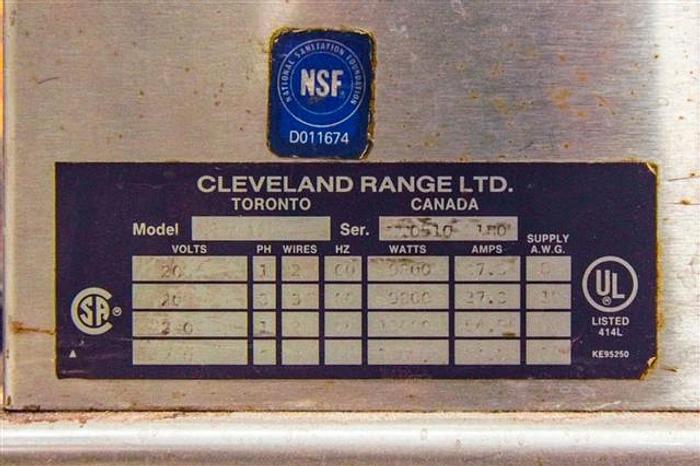 Used Cleveland Range Stainless Steel Electric Kettle