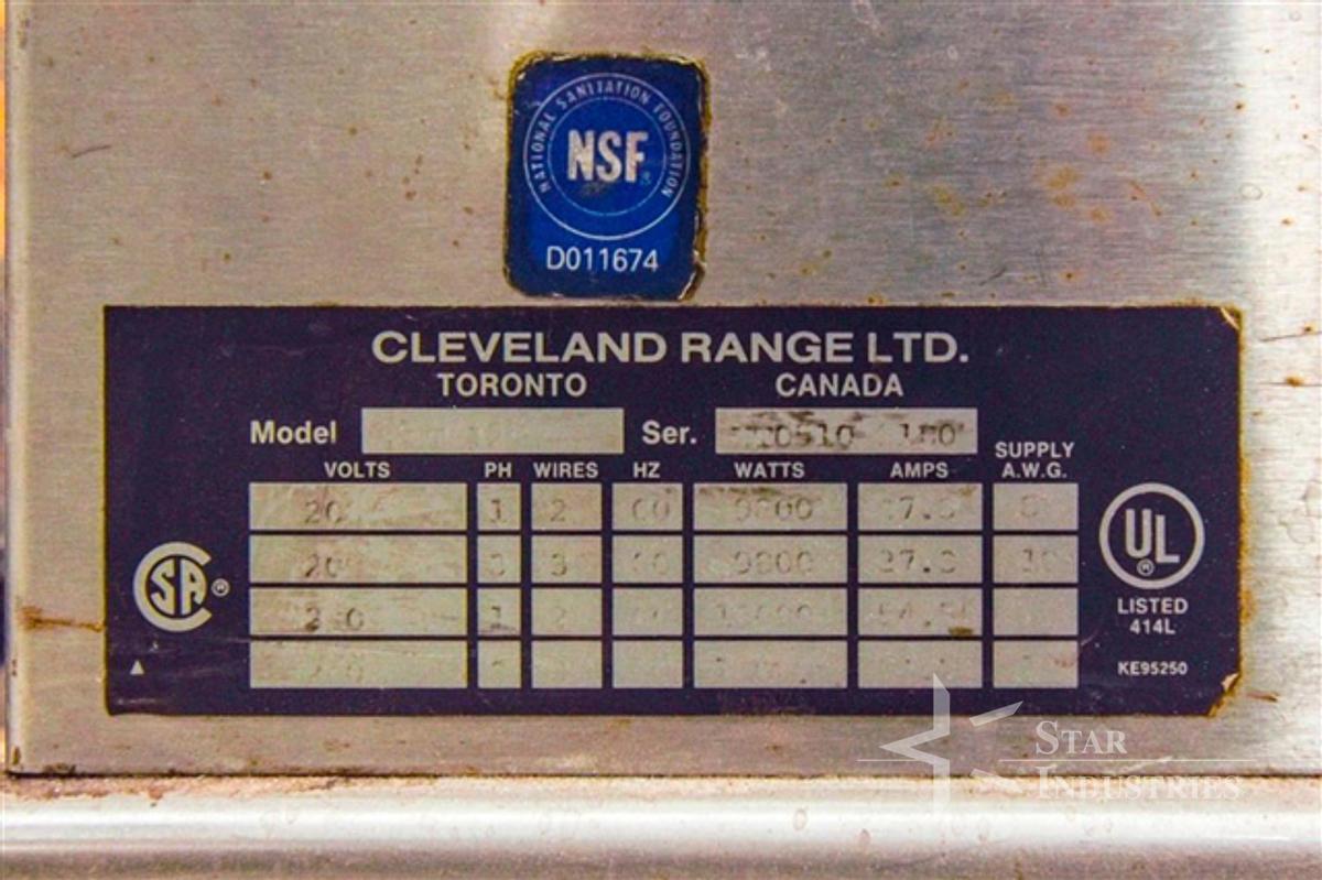 Used Cleveland Range Stainless Steel Electric Kettle