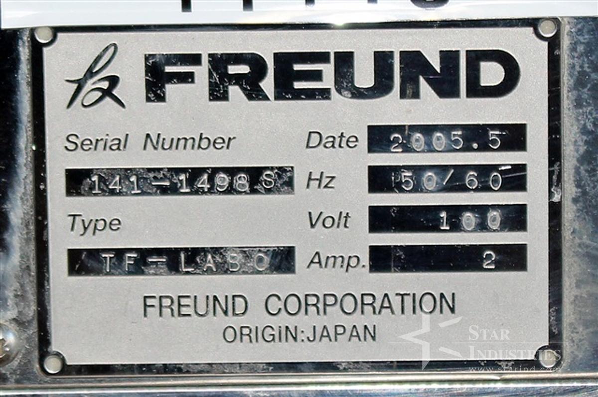 Used Vector Freund TF-LAB O Granulator