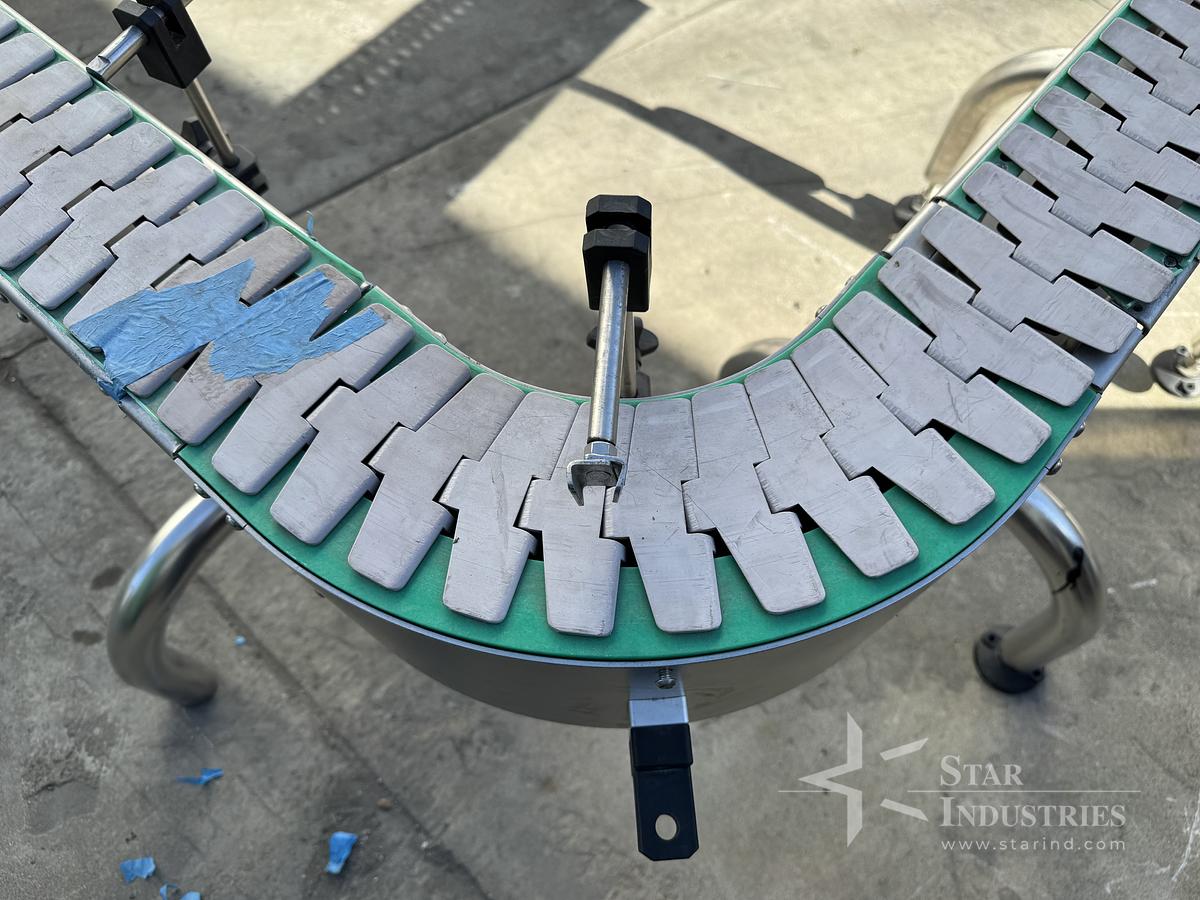 Used Conveyor 4 1/2'' W x 96''L w/90 degree turn
