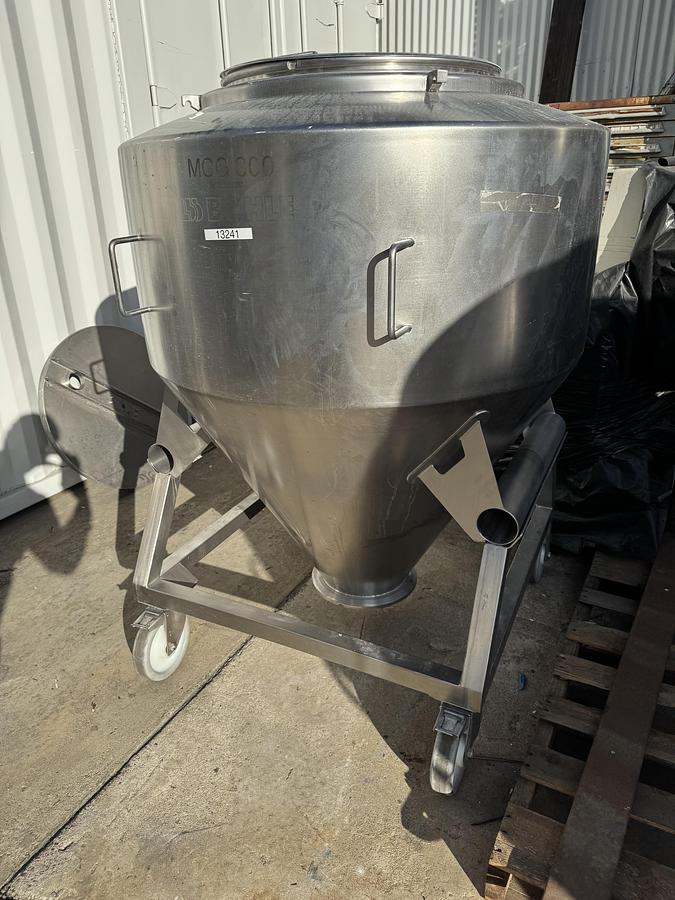 Used Bohle Bin, Stainless Steel