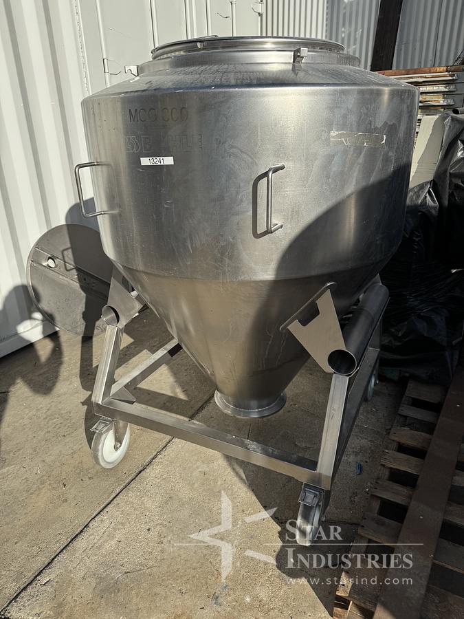 Used Bohle Bin, Stainless Steel