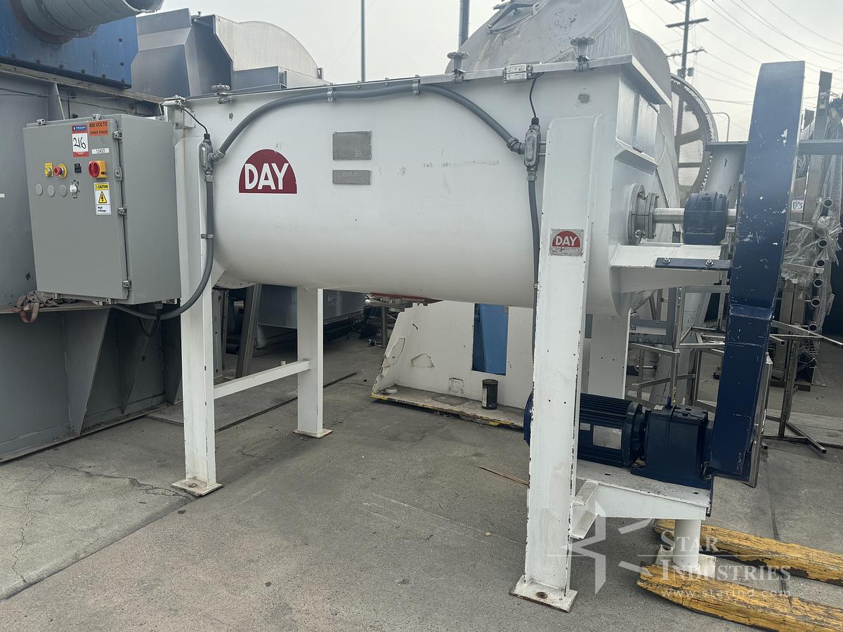 Used 35 Cu Ft J.H. Day S.S. Ribbon Blender