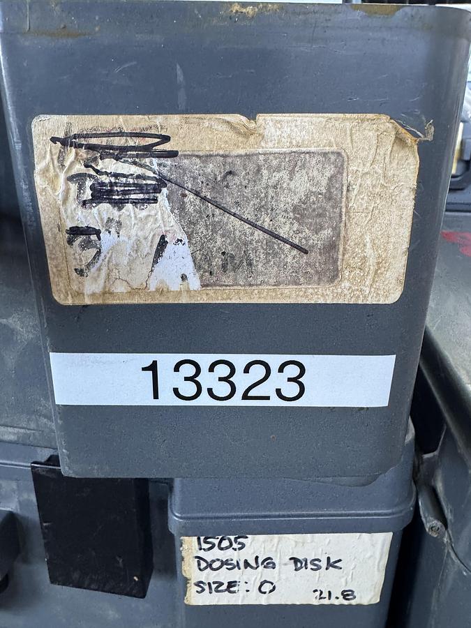 Used Bosch Dosing Discs 1505, Size 3, 16.6mm