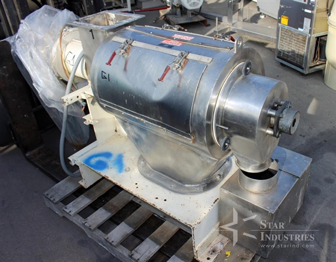 Used Kason 3 h.p. Sifter w/ Eriez 10x14 TOD-2 Magnet