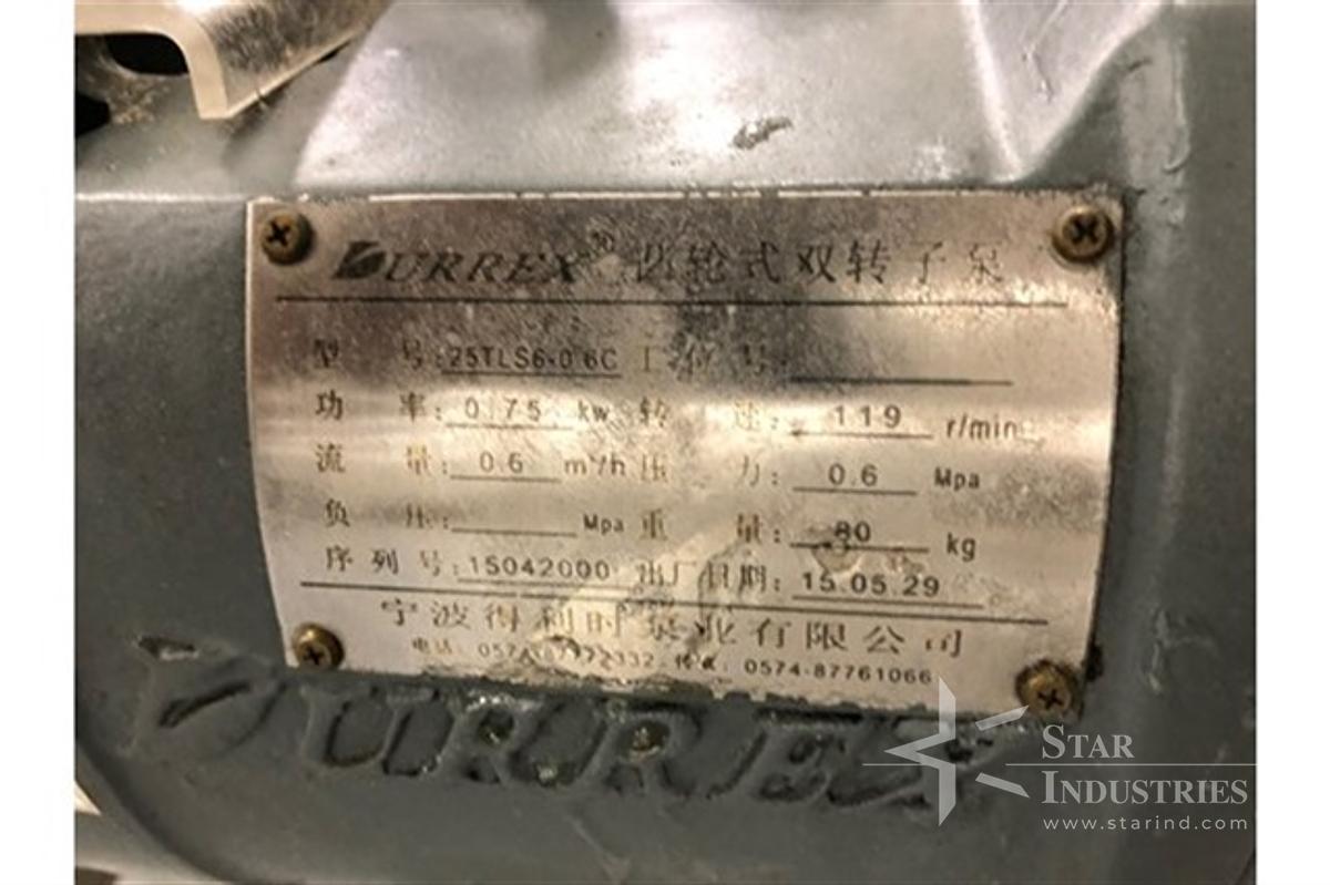 Used Durrex Wafer Mixing Pump