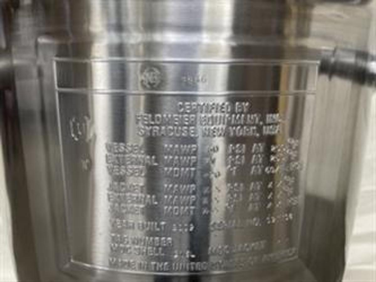 Used 25 liter 316L Feldmeier Tank