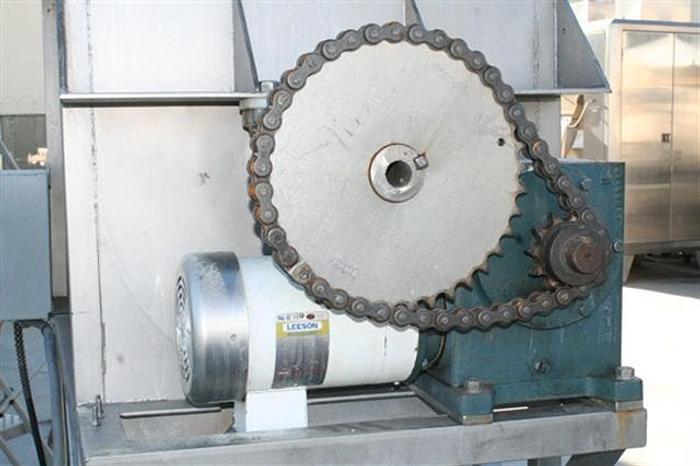 Used Ribbon Blender, 20 cu. ft. total capacity, s.s.