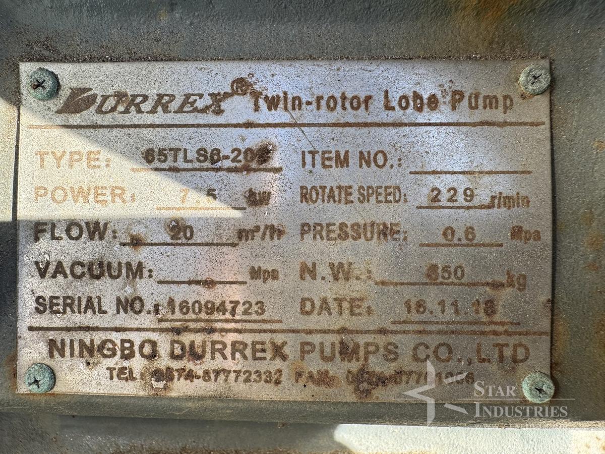 Used 7.5 kw/10 h.p. Pump