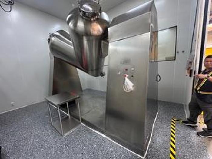 Used Mixer, V-Blender, 3,000 Liter, V-Series Powder Mixer