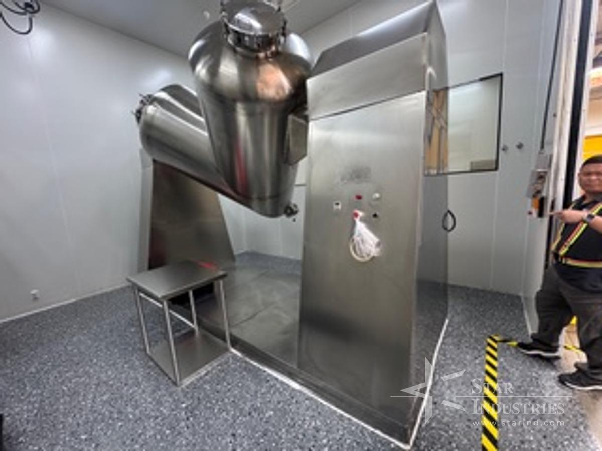 Used Mixer, V-Blender, 3,000 Liter, V-Series Powder Mixer