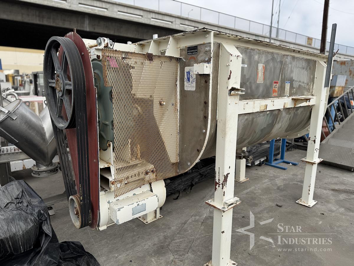 Used Ribbon Blender, approx. 65 cu. ft. S.S.