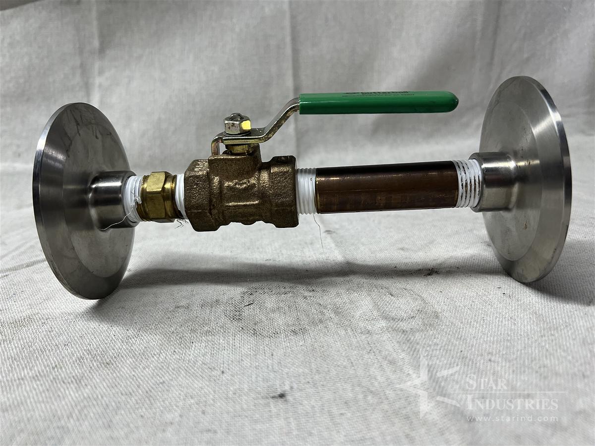 Used Butterball Shut-Off Butterfly Valve