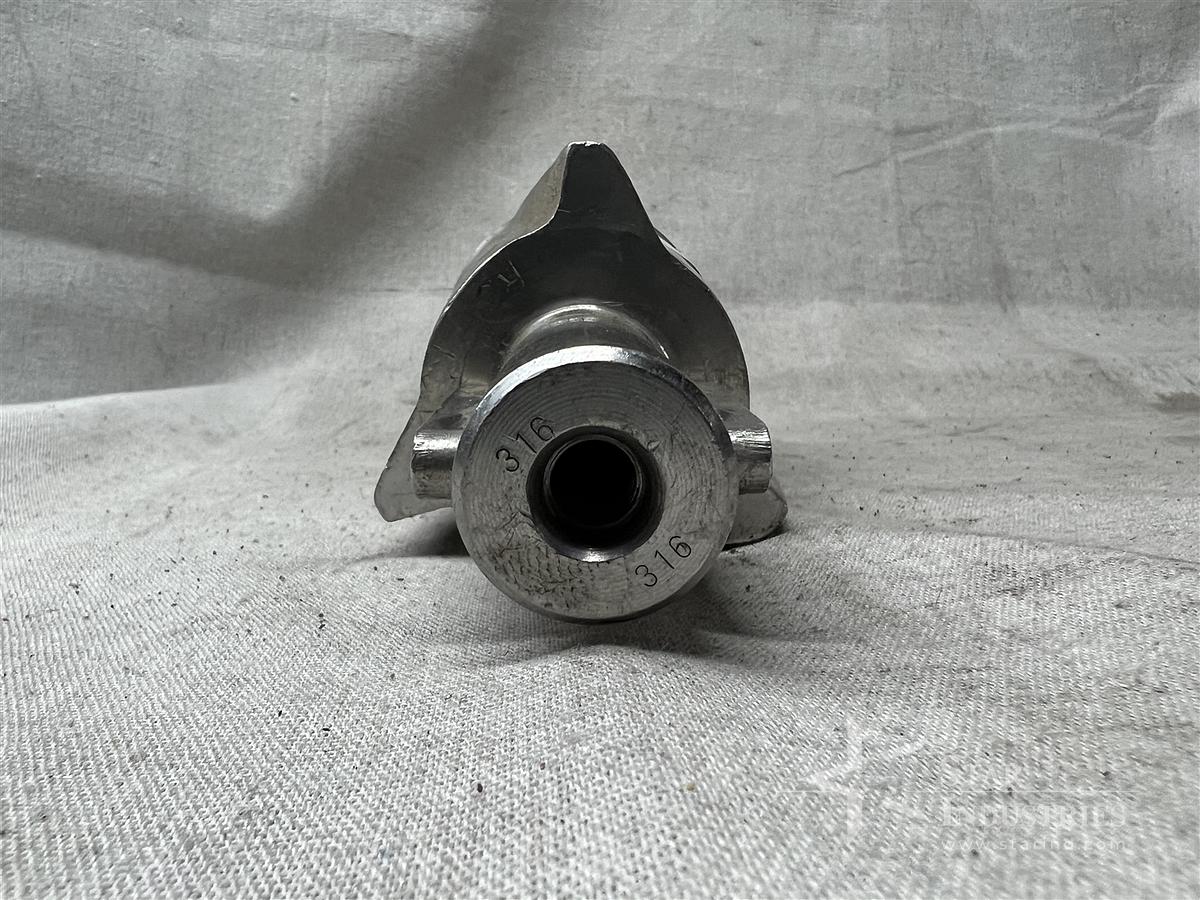 Used Stainless Steel Mixing Shaft for a Powder Grinder