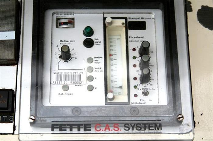 Used Fette 2000 29 st. D-tooled Tablet Press