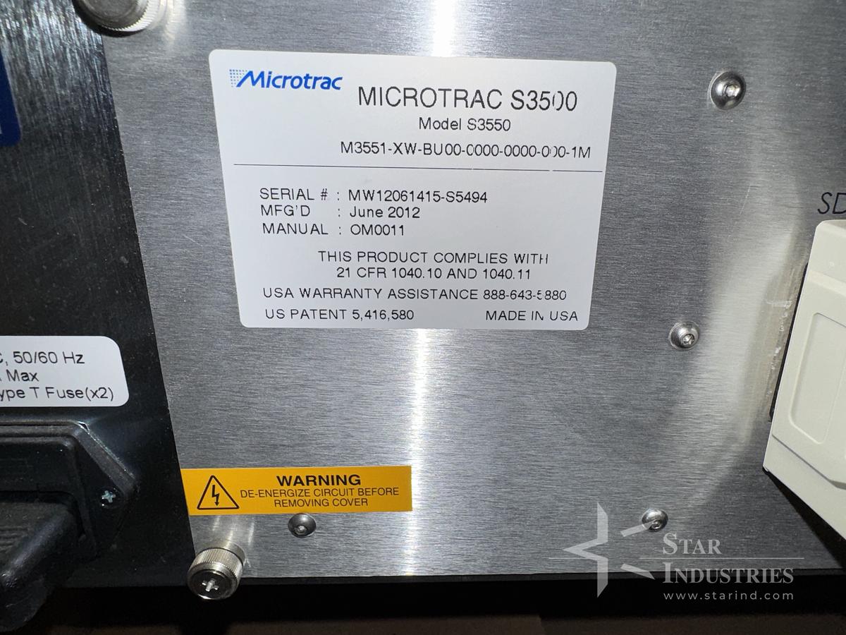 Used MicroTrac Model S3500