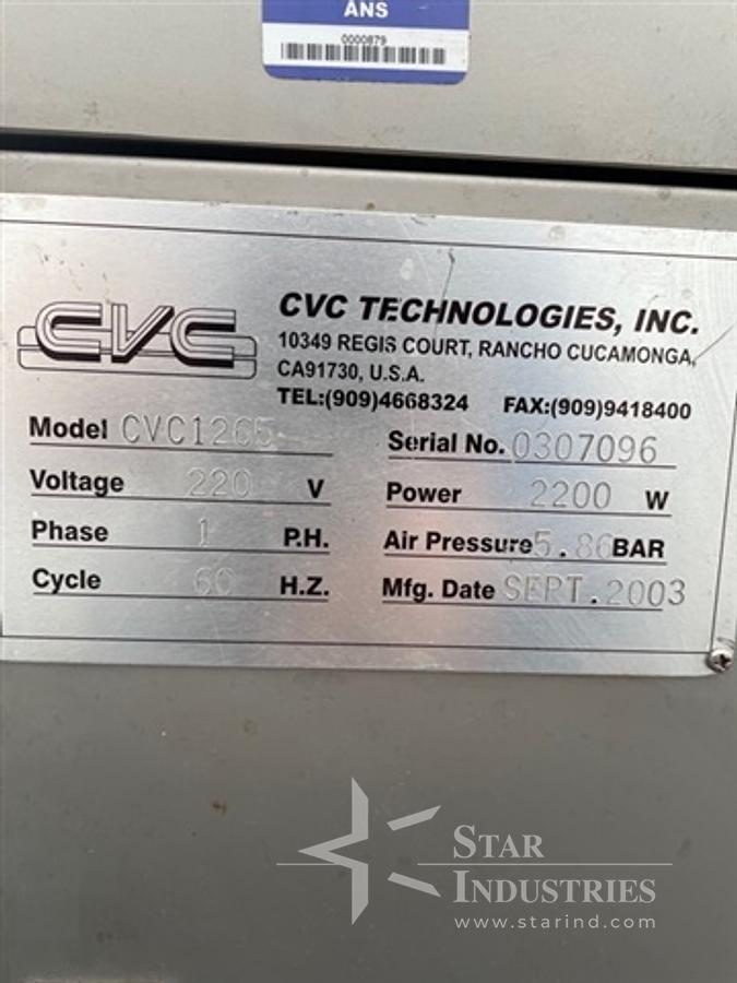 Used CVC Bottle Unscrambler 1265