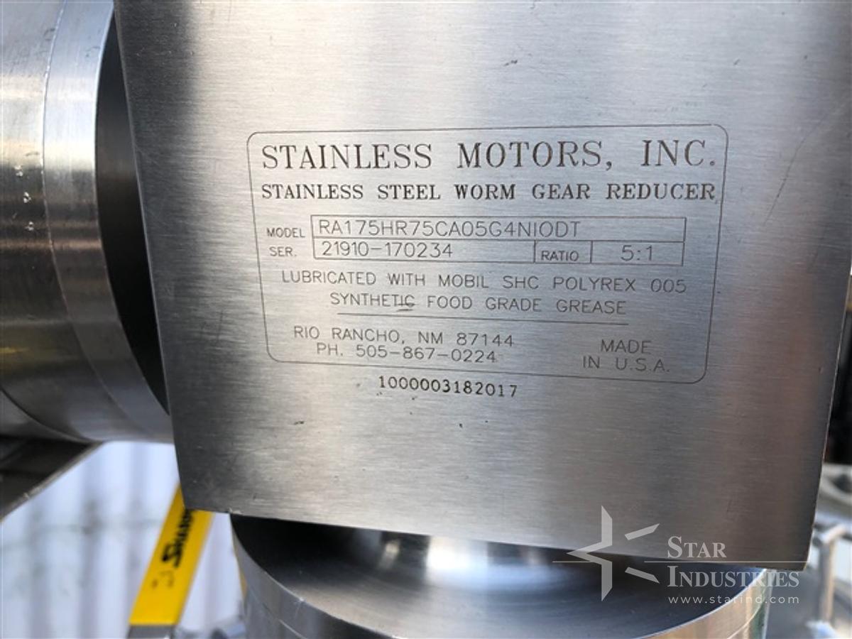 Used ITT Industries 40 Gallon Stainless Steel Reactor