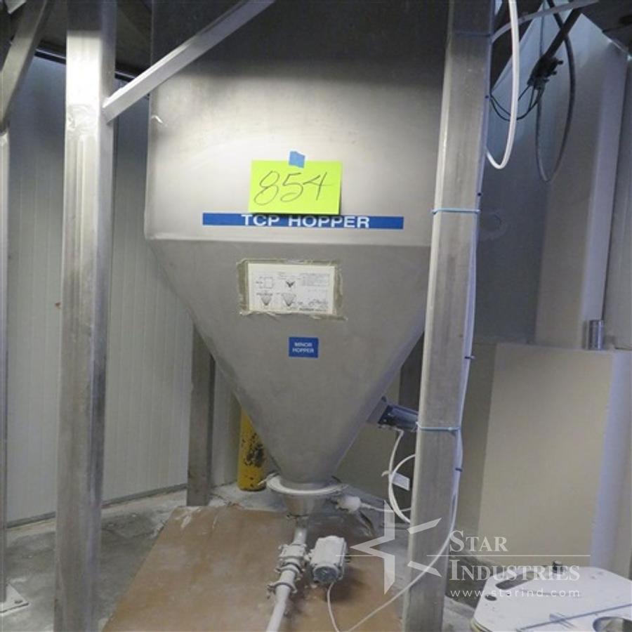 Used Stainless Steel Semi-Bulk Systems bag break station