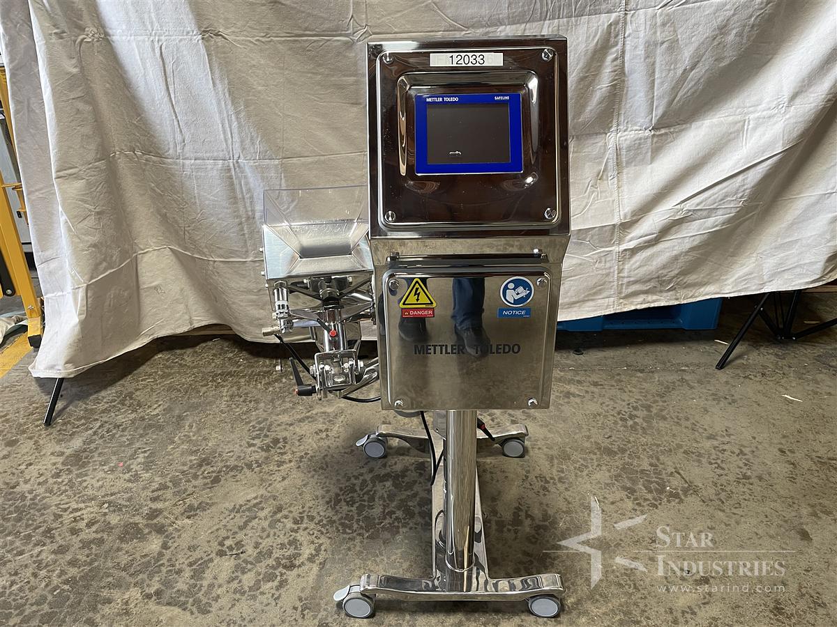 Used Mettler Toledo Safeline pour-thru Metal Detector