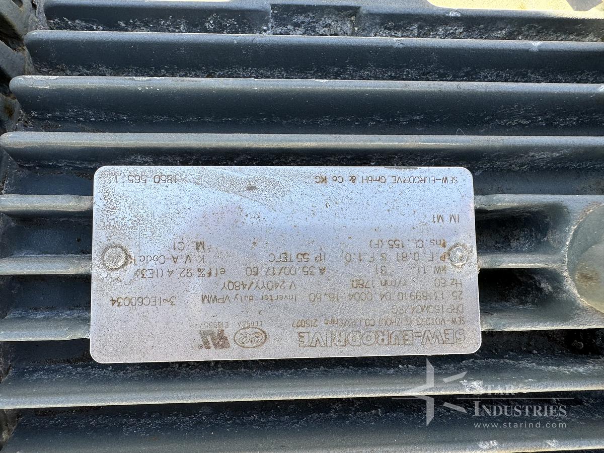 Used 11 kw/15 h.p. 240/480/60/3 Pump