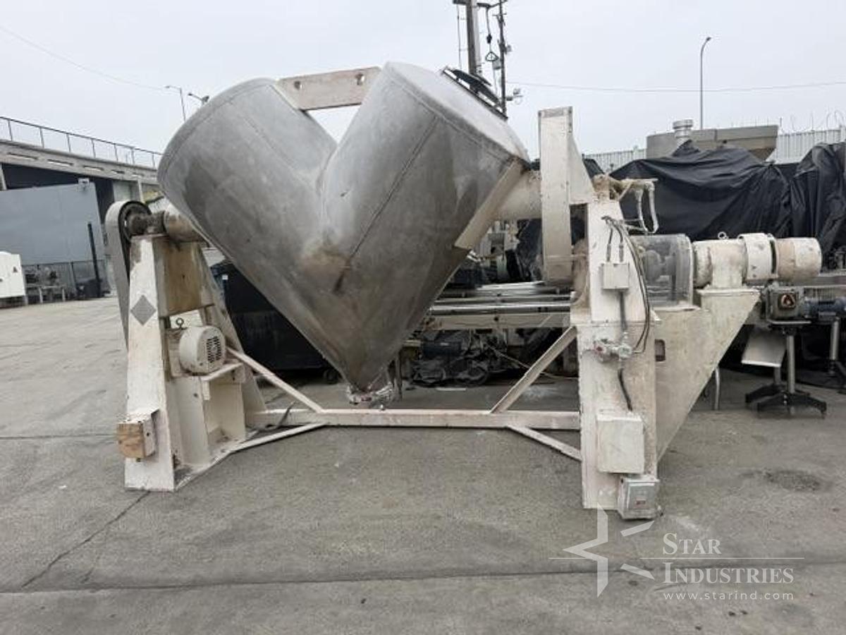 Used Patterson Kelly Liquid Solids V-Blender 40 cubic ft