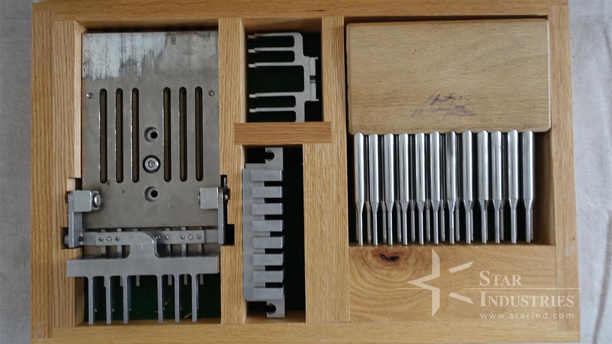 Used Bosch 1500 Sorting Station and Tamping Pins Size #4