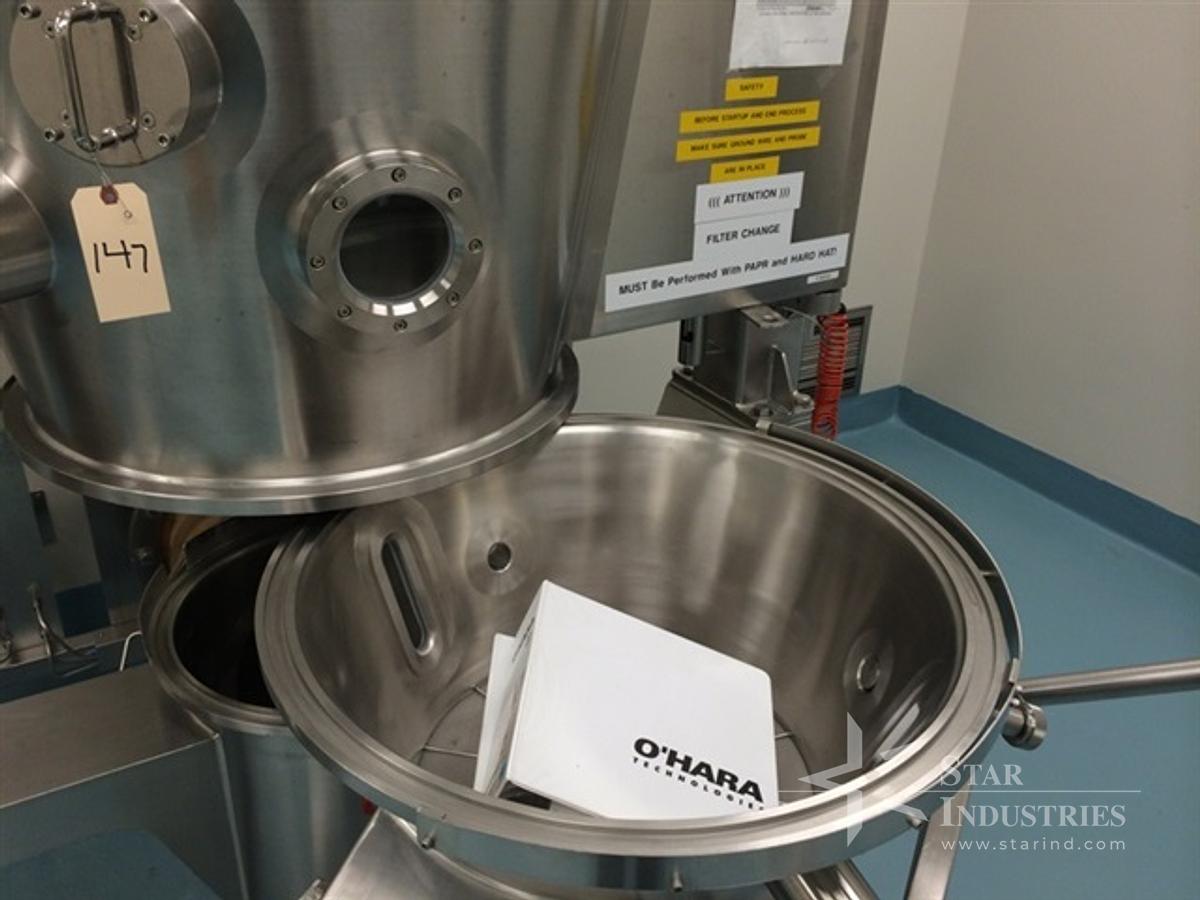 Used O'hara FBDG-30 Fluid Bed Dryer