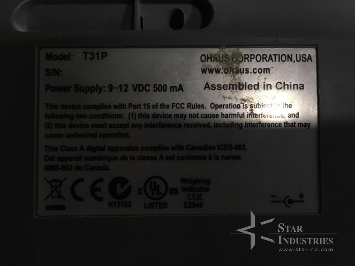 Used Ohaus Defender 3000 Scale