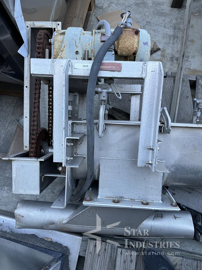 Used Conveyor, 7' screw, s.s., 2 h.p.